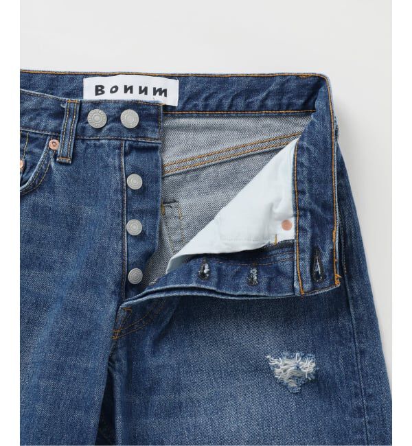  「テーパードデニム5ポケットパンツ」|デニム|