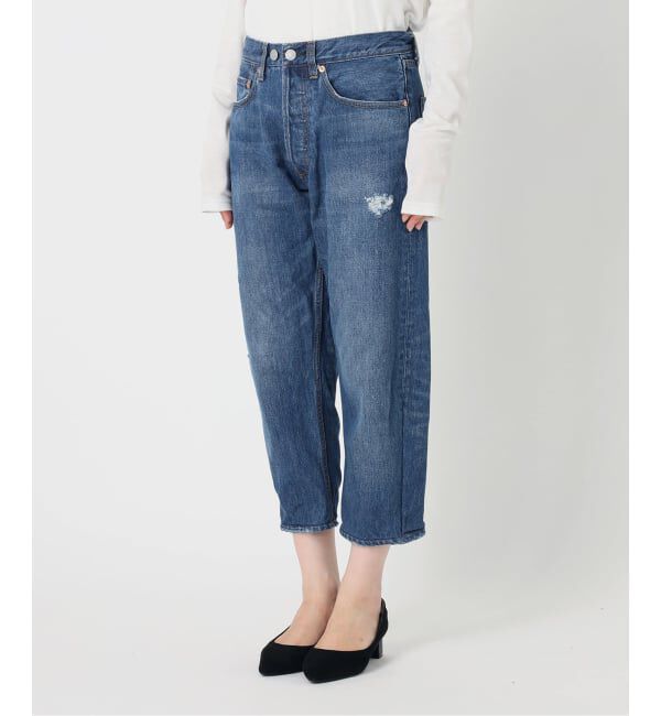  「テーパードデニム5ポケットパンツ」|デニム|