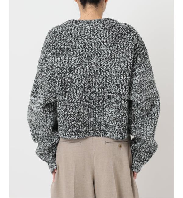  「AZE BULKY ZIP カーディガン：ニット」|ニット・セーター|