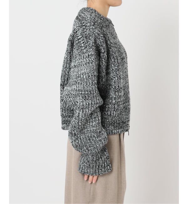  「AZE BULKY ZIP カーディガン：ニット」|ニット・セーター|