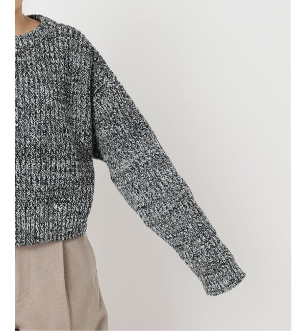  「AZE BULKY ZIP カーディガン：ニット」|ニット・セーター|