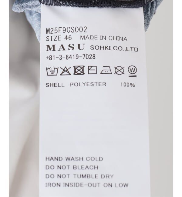  「MASU SPIKY PABLO CARDIGAN M25F9CS004：カーディガン」|ニット・セーター|