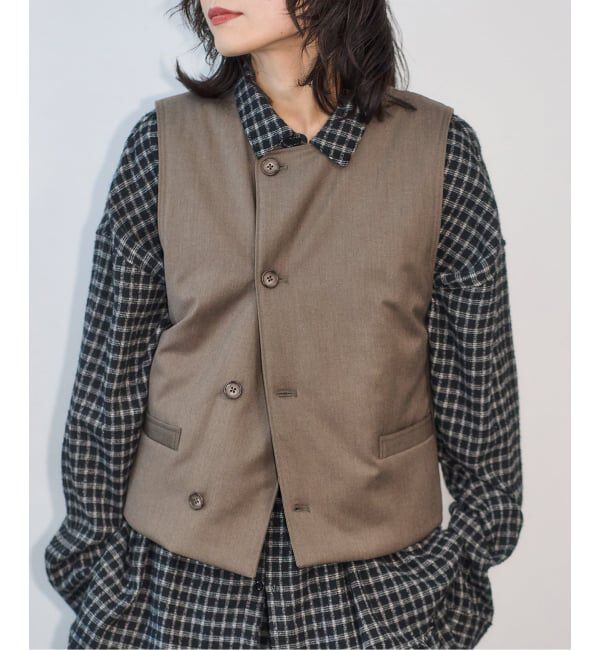  「《予約》PADDED ベスト」|その他|ブラウン