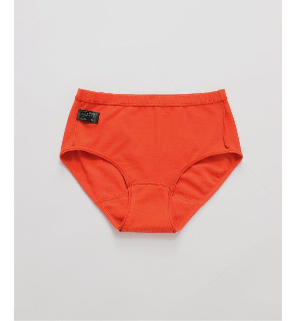 EMILYWEEK「【RESET】オーガニックコットン混 2WAYサニタリーショーツ（オレンジレッド）」|インナー|