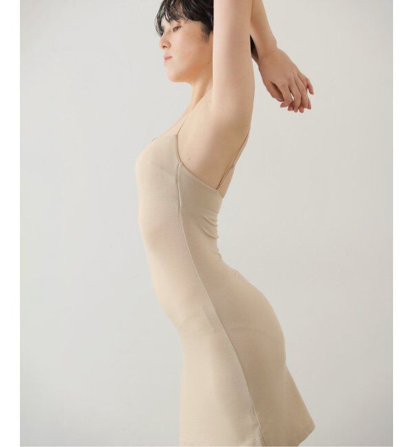 EMILYWEEK「【ACTIVE】Bamboo ストレッチロングキャミソール（ベージュ）」|インナー|