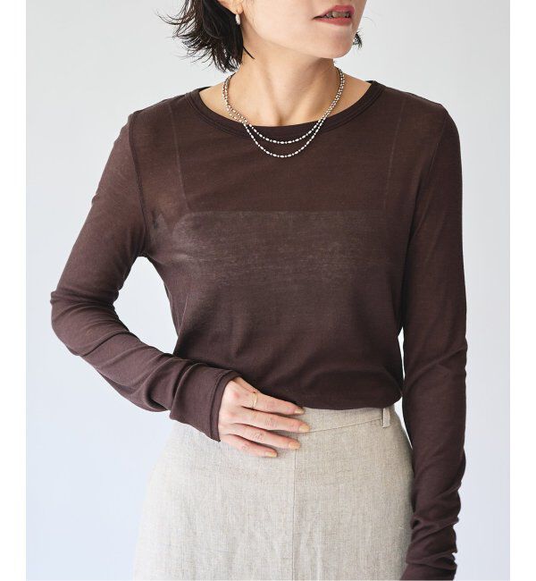 EMILYWEEK「コットンシアープルオーバー」|Tシャツ・カットソー|