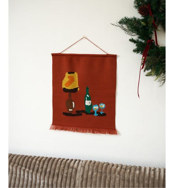 journal standard Furniture「【ヒラノトシユキ】JSF別注 KNIT TAPESTRY　タペストリー」|その他|ブラウン