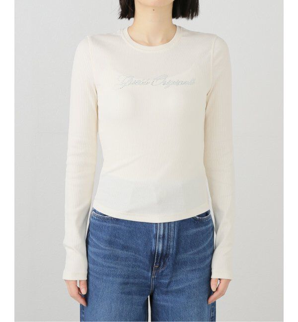 JOINT WORKS「GUESS/ゲス GO RHINESTONE LONG SLEEVE TOP」|Tシャツ・カットソー|