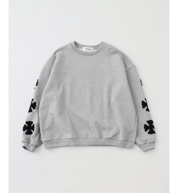 JOINT WORKS「DISCOVERED/ ディスカバード IRON CROSS CROCHET SWEAT」|Tシャツ・カットソー|グレーA