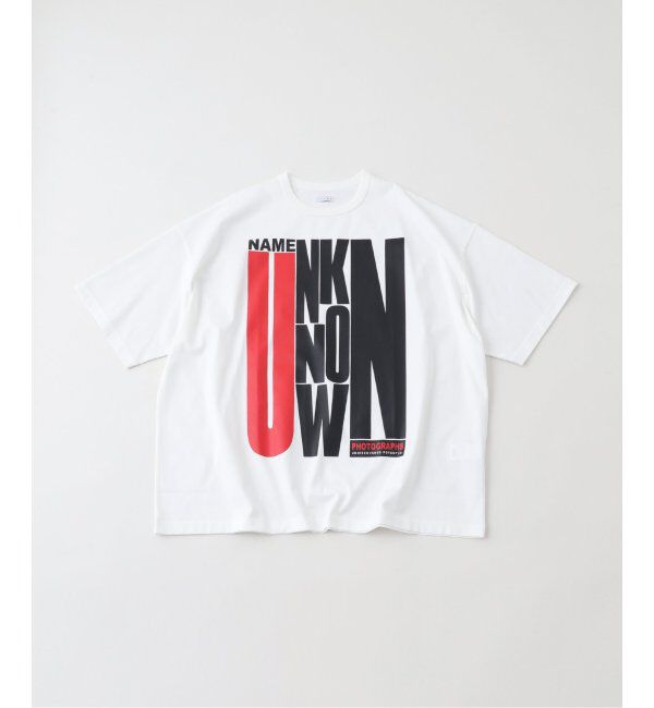 JOINT WORKS「Name./ネームSILKETE COTTON BIG TEE UNKNOWN」|Tシャツ・カットソー|ホワイト