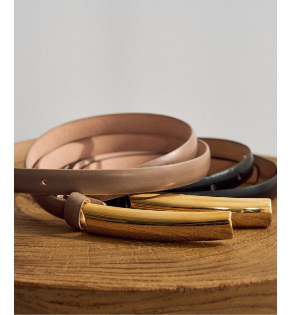 Plage「《追加》ATELIER AMBOISE / アトリエ アンボワーズ 別注 TUBE ベルト」|ベルト|ベージュ