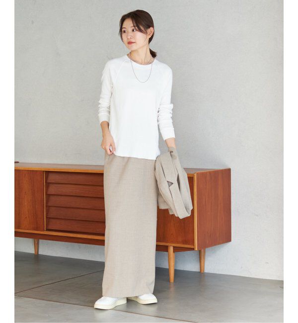 Plage「《追加》premiumフライス long Tシャツ」|Tシャツ・カットソー|