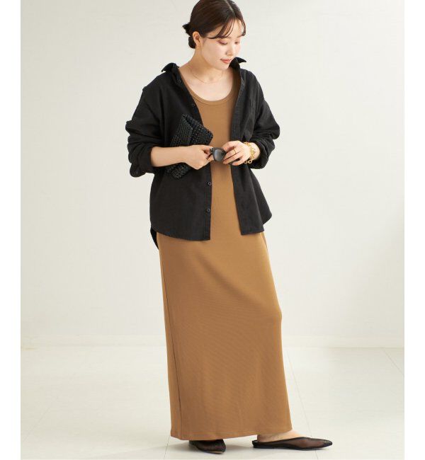 Plage「Rib ハーフスリーブ ワンピース」|ワンピース|