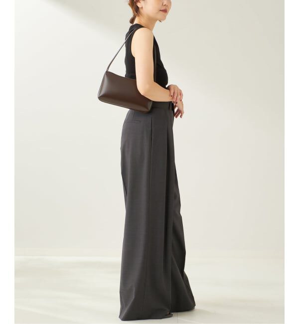 Plage「WO SE 2Tuck Wide パンツ」|スラックス|