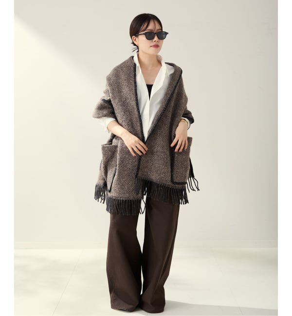 Plage「LAPUAN KANKURIT / ラプアンカンクリ POCKET SHAWL MARIA ショール」|ストール|