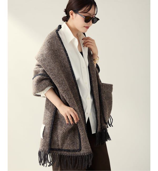 Plage「LAPUAN KANKURIT / ラプアンカンクリ POCKET SHAWL MARIA ショール」|ストール|