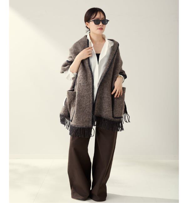 Plage「LAPUAN KANKURIT / ラプアンカンクリ POCKET SHAWL MARIA ショール」|ストール|