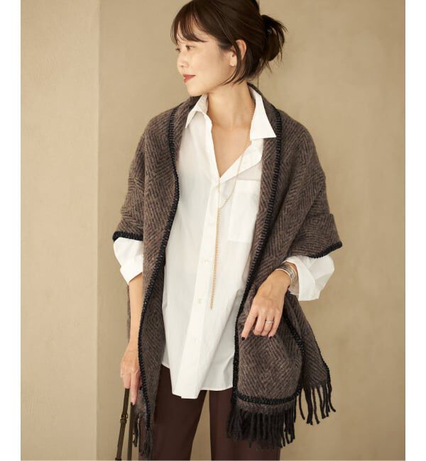 Plage「LAPUAN KANKURIT / ラプアンカンクリ POCKET SHAWL MARIA ショール」|ストール|