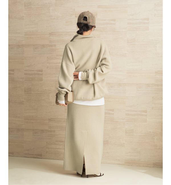 Plage「《一部店舗・WEB限定》スムース ハーフ Zip ニット」|ニット・セーター|