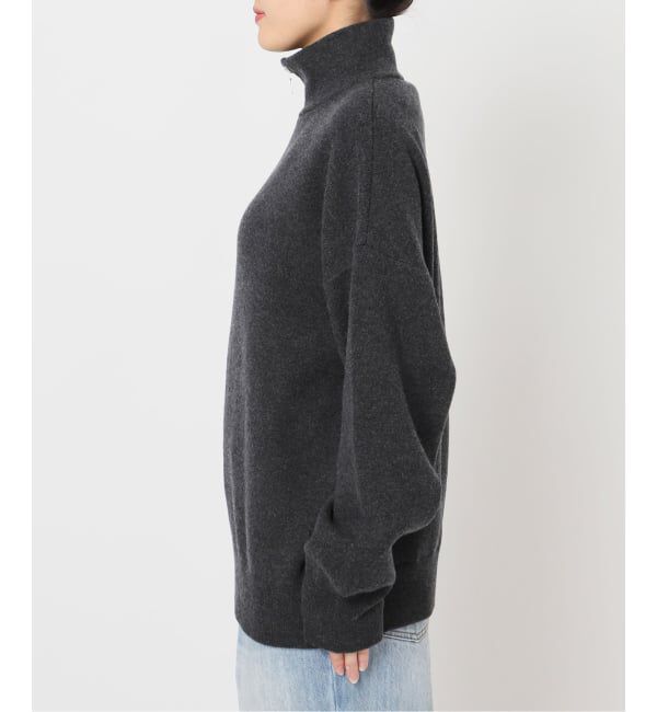 Plage「《一部店舗・WEB限定》スムース ハーフ Zip ニット」|ニット・セーター|