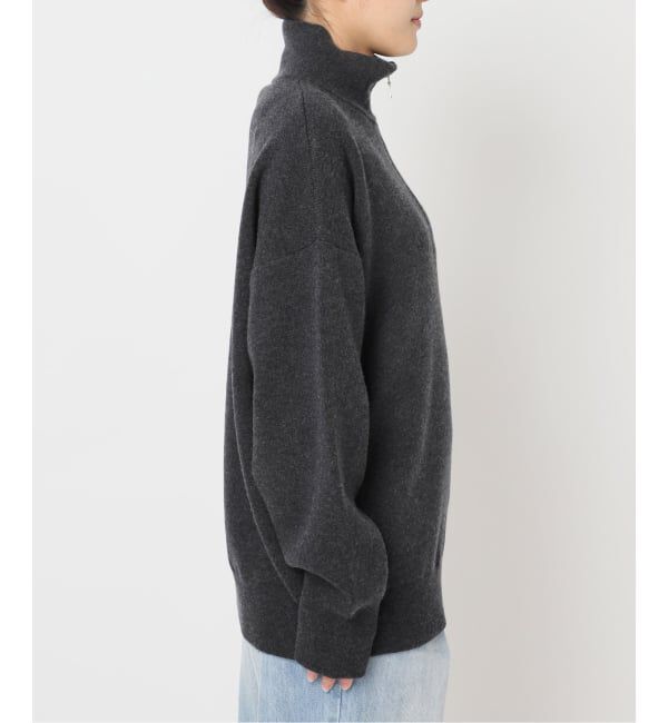 Plage「《一部店舗・WEB限定》スムース ハーフ Zip ニット」|ニット・セーター|