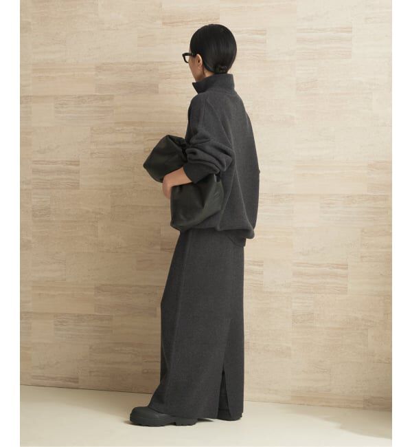 Plage「《一部店舗・WEB限定》スムース ハーフ Zip ニット」|ニット・セーター|