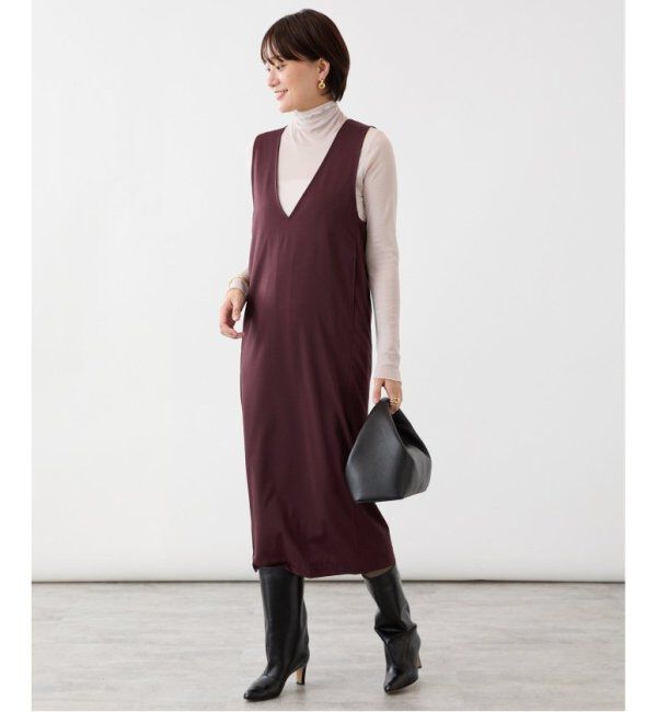 VERMEIL par iena「コンパクトジャージナローワンピース」|ワンピース|