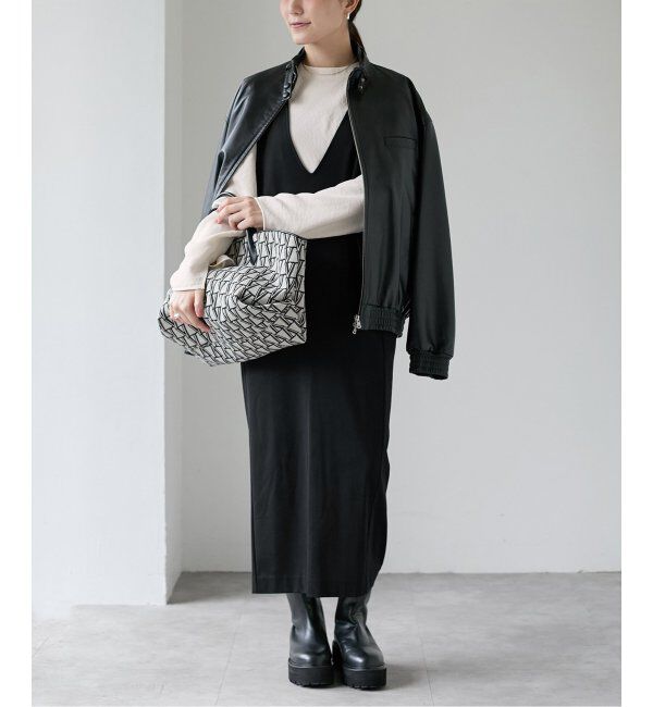 VERMEIL par iena「コンパクトジャージナローワンピース」|ワンピース|