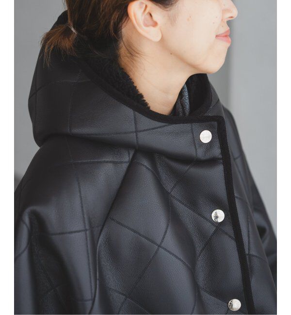 IENA「MACKINTOSH/マッキントッシュ 別注 LYNESS ポンチョボアコート」|ポンチョ・ケープ|