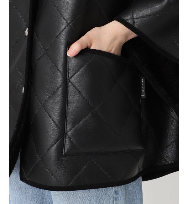 IENA「MACKINTOSH/マッキントッシュ 別注 LYNESS ポンチョボアコート」|ポンチョ・ケープ|