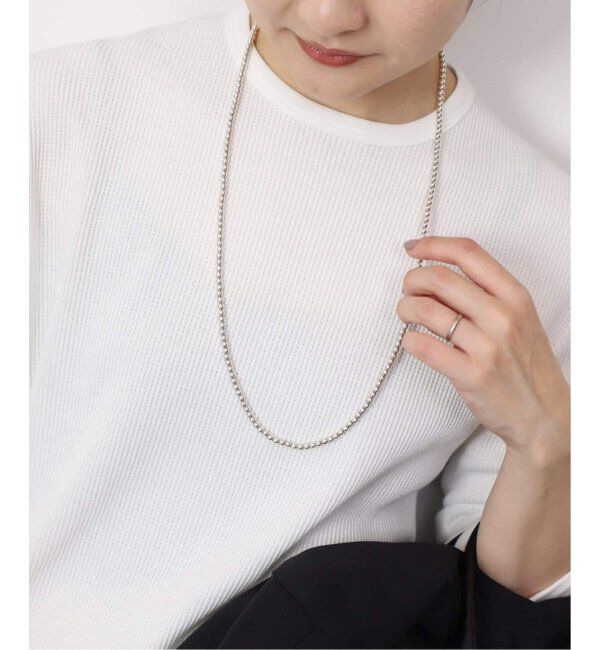 SLOBE IENA「《追加4》SLOBE メタルビーズネックレス」|ネックレス|