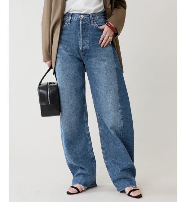 VERMEIL par iena「AGOLDE（エーゴールドイー） LUNA PIECED JEAN A9039-1535」|デニム|