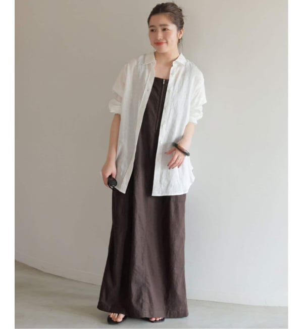 SLOBE IENA「《WEB限定/追加》アイラインジャンパースカート」|ワンピース|