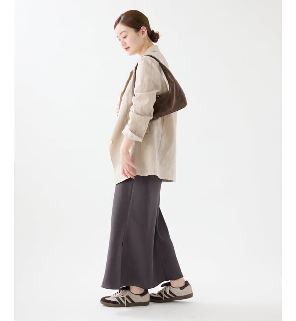 IENA「《WEB・一部店舗限定 追加12》ダブルサテンスカート」|スカート|