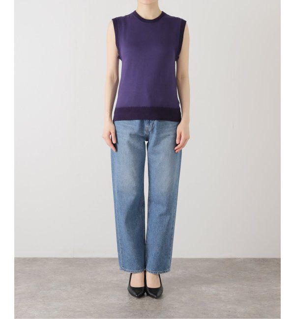 IENA LA BOUCLE「FIFI COLLECTION/フィフィコレクション ノースリーブスウェット(パープル)」|Tシャツ・カットソー|