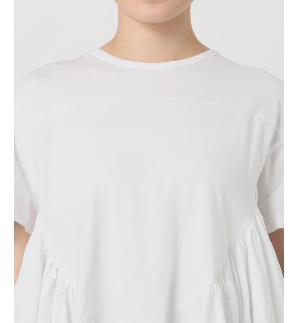 IENA「《追加》AAYUSHI/アユーシ ロングティアードフリルテールトップス」|Tシャツ・カットソー|