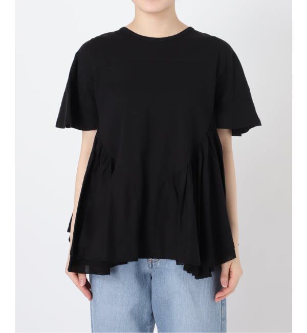 IENA「《追加》AAYUSHI/アユーシ ロングティアードフリルテールトップス」|Tシャツ・カットソー|