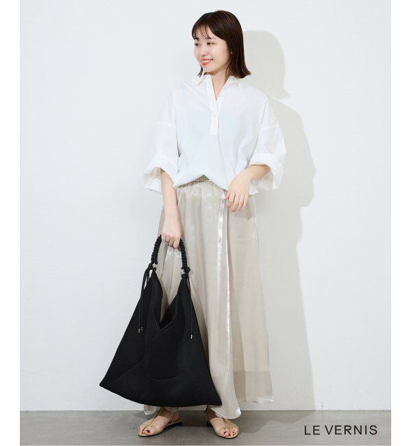 SLOBE IENA「《WEB限定/追加》LE VERNIS パラコードハンドルメッシュバック 235-211505」|ショルダー・メッセンジャー|