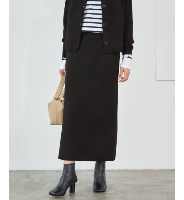IENA「《WEB限定追加》スーパーファインスムースニットスカート」|スカート|