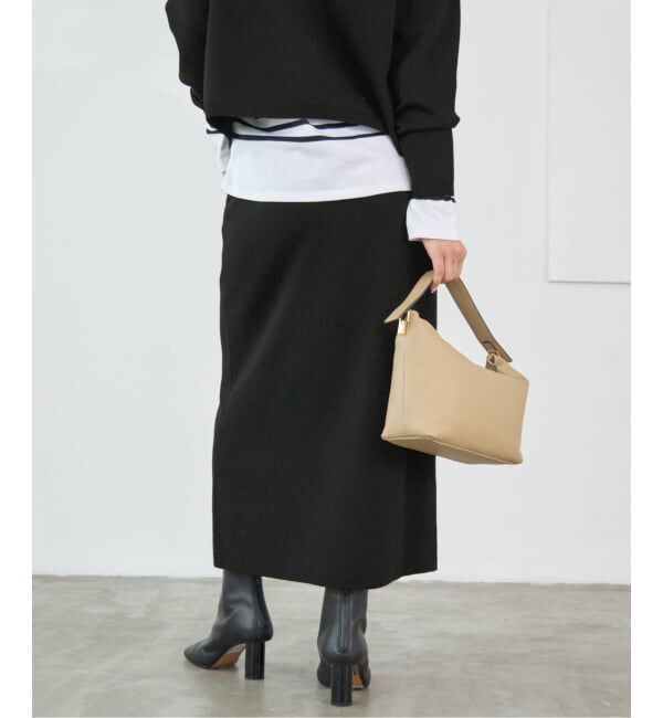 IENA「《WEB限定追加》スーパーファインスムースニットスカート」|スカート|
