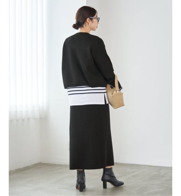 IENA「《WEB限定追加》スーパーファインスムースニットスカート」|スカート|