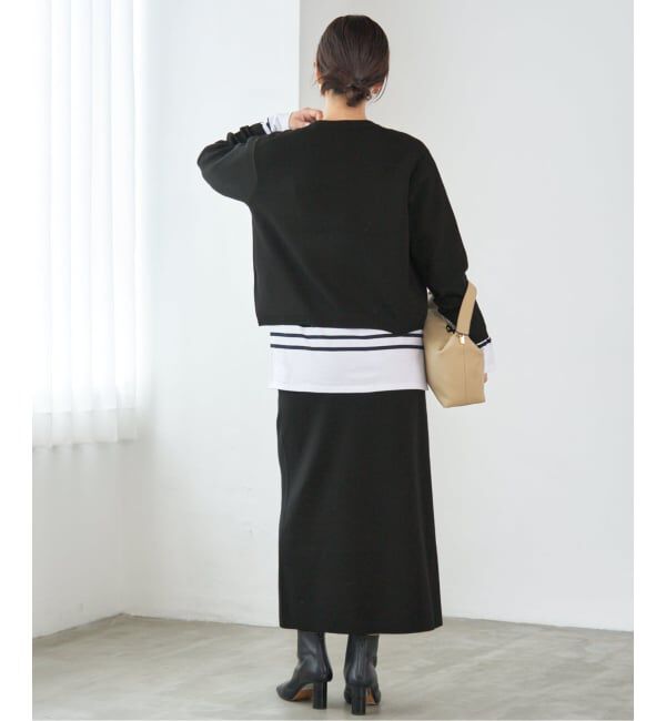 IENA「《WEB限定追加》スーパーファインスムースニットスカート」|スカート|