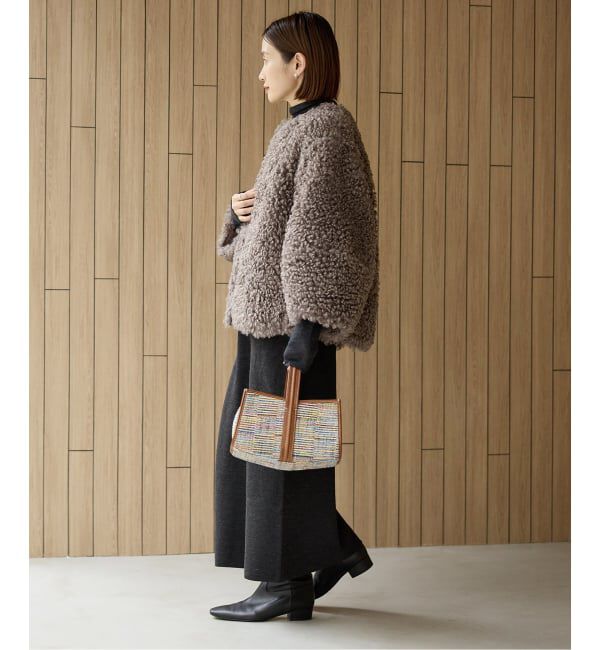 IENA「《WEB限定追加》スーパーファインスムースニットスカート」|スカート|