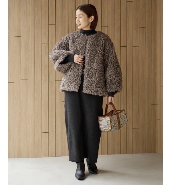 IENA「《WEB限定追加》スーパーファインスムースニットスカート」|スカート|