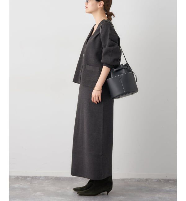 IENA「《WEB限定追加》スーパーファインスムースニットスカート」|スカート|