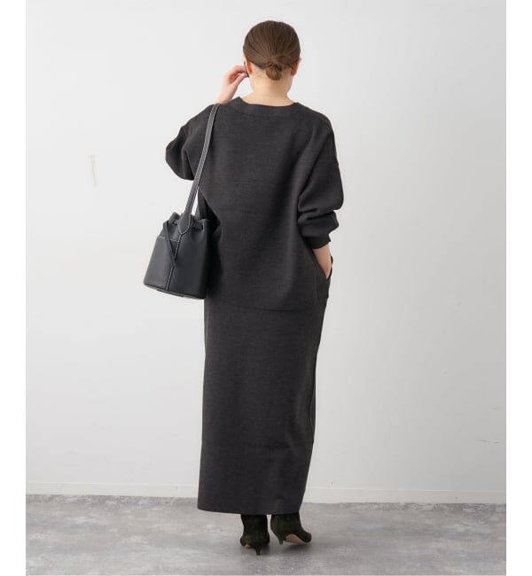 IENA「《WEB限定追加》スーパーファインスムースニットスカート」|スカート|