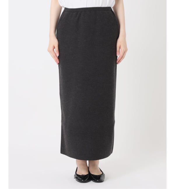IENA「《WEB限定追加》スーパーファインスムースニットスカート」|スカート|