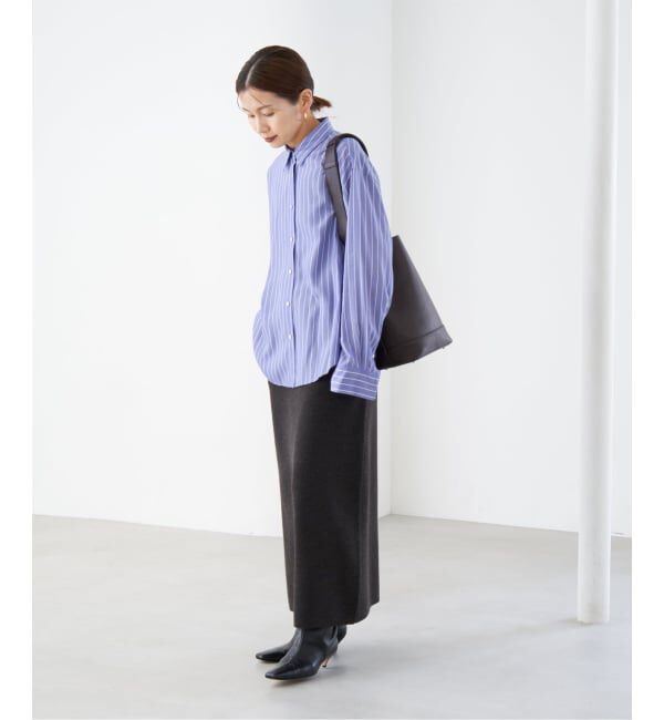 IENA「《WEB限定追加》スーパーファインスムースニットスカート」|スカート|