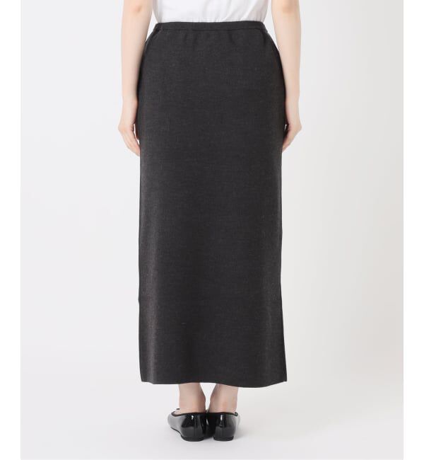 IENA「《WEB限定追加》スーパーファインスムースニットスカート」|スカート|