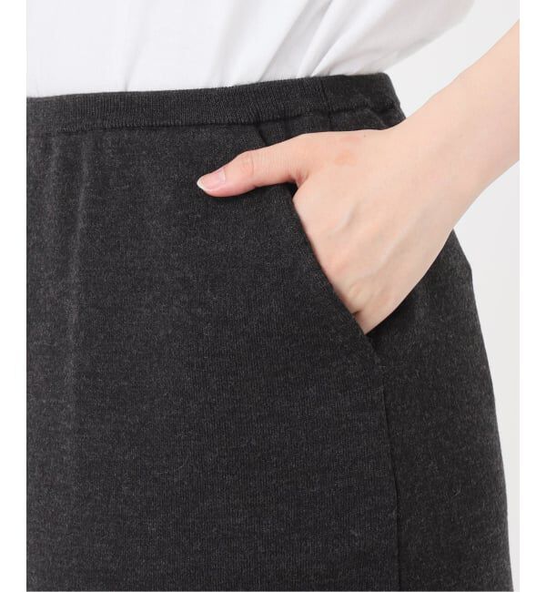 IENA「《WEB限定追加》スーパーファインスムースニットスカート」|スカート|